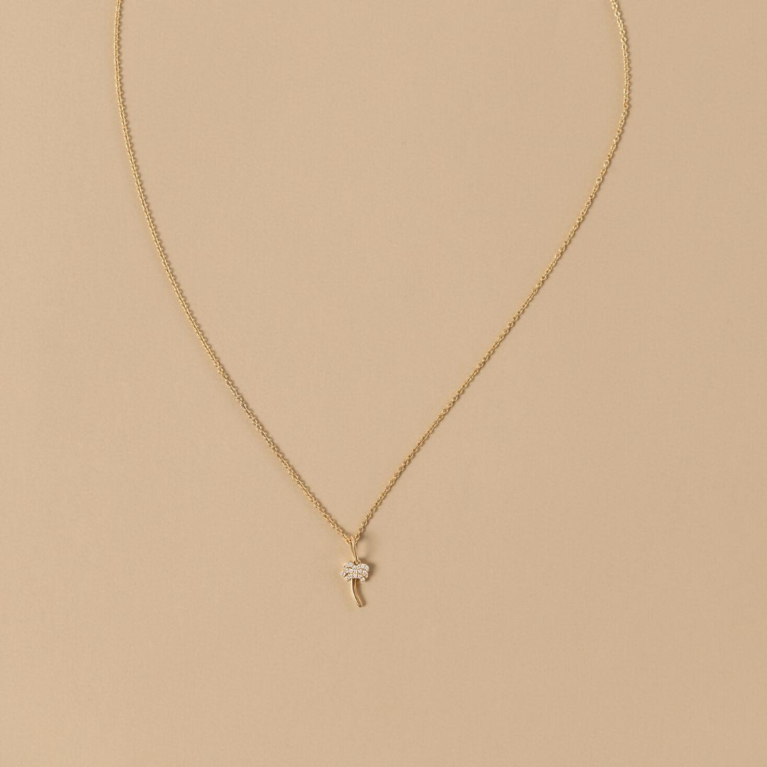 Diamond Tree of Change Necklace - 14ct Yellow Gold